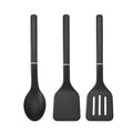 Heavy Duty 3-Piece Cooking Utensils Set with Ergonomic Handles, Black - Heavy Duty Stainless Steel Kitchen Shears - Default Title