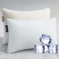 Ergonomic Memory Foam Cooling Pillows for Bed, Memory Foam Bed Pillow, Queen Pillows 20” X 28”, 2 Pack - Decorative Throw Pillow Cushion for Sofa & Bed - Default Title