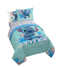 Heavyweight Warmth Lilo and Stitch Sweet Stitch 5 Piece Twin Size Kids Comforter Set with Sham - Super Soft Bed Set for Kids - Luxurious Quilted Duvet Cover Set - Default Title