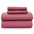 Ultra-Soft Size Sheet Set, 4-Piece Plain Soft Microfiber – Deep Pocket Bed Sheets, Includes 1 Fitted Sheet, 1 Flat Sheet, 2 Pill... - Premium Ultra-Soft Pillowcase Pair for Sleeping - Default Title
