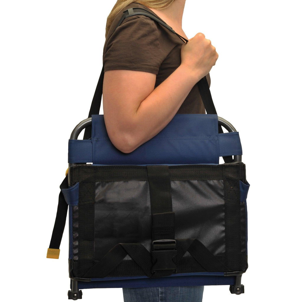 Compact Cushion BleacherBack - Choice 696 - Bleacher-Friendly Stadium Chair with Back Support Detail