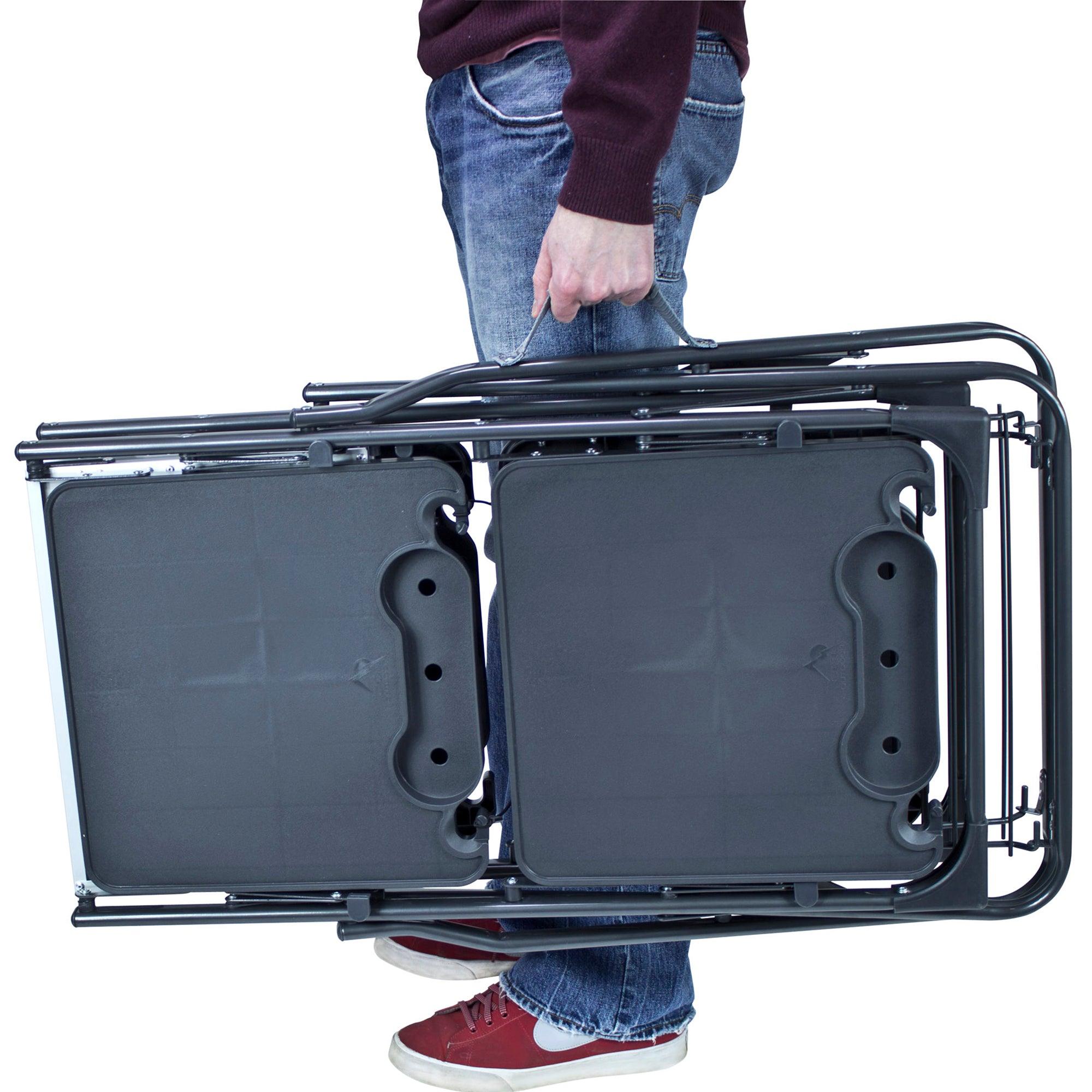 Portable Culinary Slim-Fold Cook Station - Choice 575 - Heat-Resistant Over-Fire Grill Rack for Camping Detail