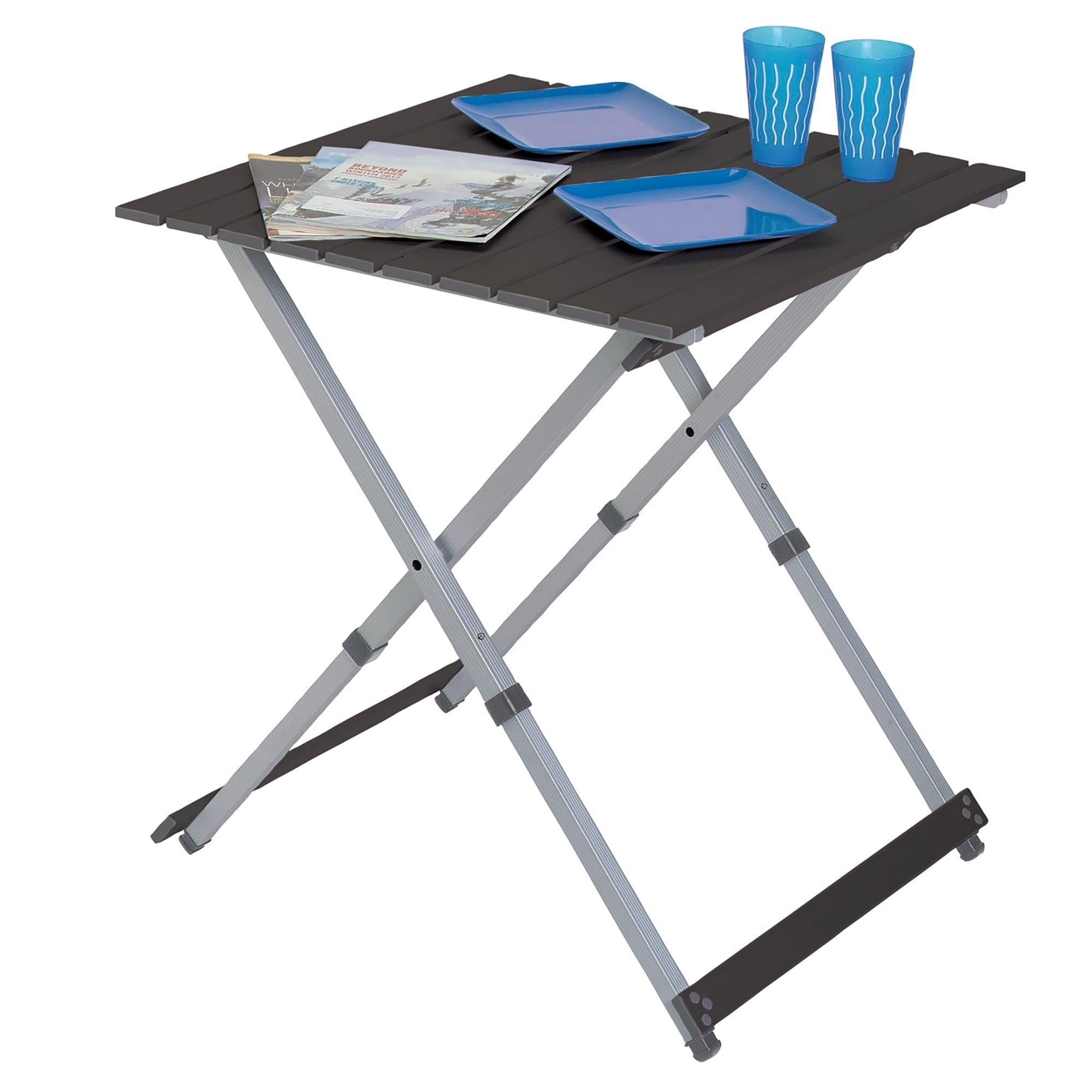 Slim-Fold Compact Camp Table 25 - Choice 214 - Multi-Functional Heavy-Duty Grilling Table Counter Detail