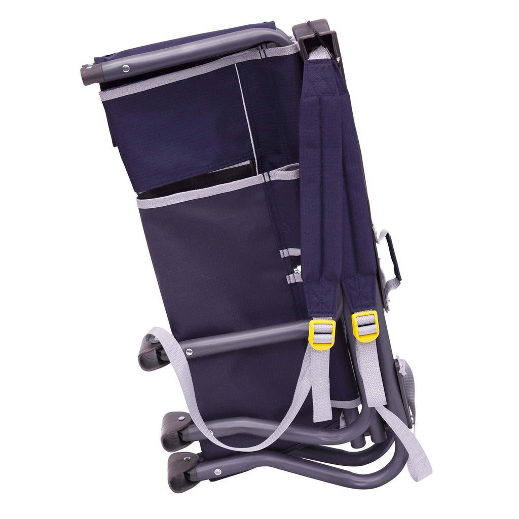 Telescoping Frame Bi-Fold Slim Event Chair - Choice 334 - Premium Slim-Fold Compact Chair with Messenger Bag Detail