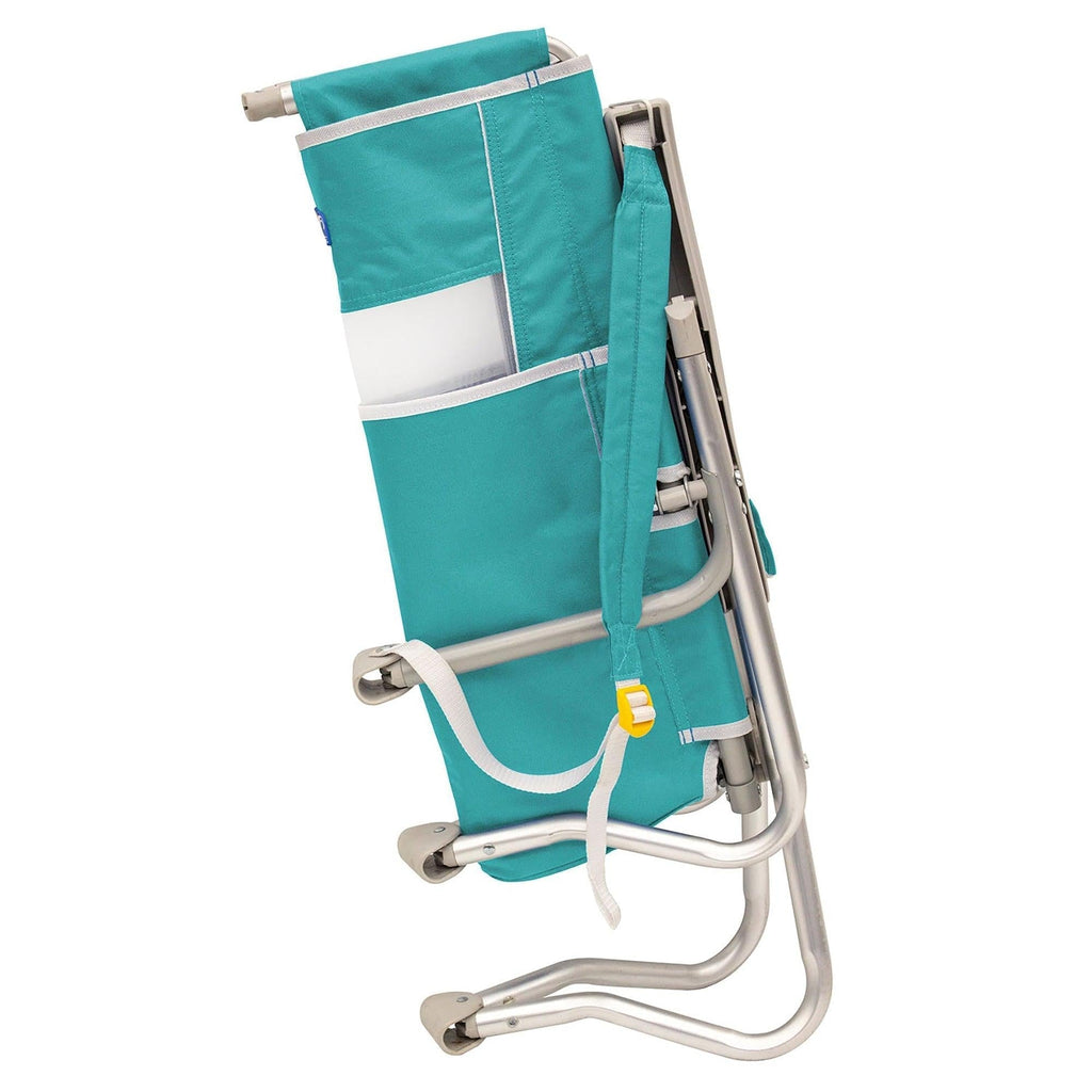 Low-Profile Bi-Fold Beach Chair - Choice 601 - Rust-Resistant Aluminum Sand-Friendly Lounge Chair Detail