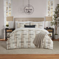 Heavyweight Warmth Full/Queen Comforter Set, All-Season, 5-Piece, Tan Modern - All-Season Down Alternative Comforter Insert - Default Title