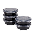 Fun Food Fidget 5-Pack Round Meal Prep Containers with Lids, 1L, BPA-Free, Microwave & Dishwasher Safe, Ideal Use for Meal ... - Fun Food Fidget Cookie Squishable Toy - Default Title