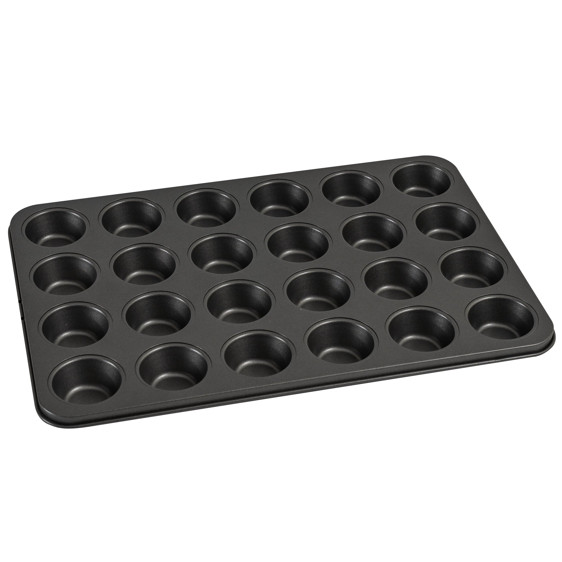 Innovative 24 Cavity Mini Muffin Pan, Non-Stick Bakeware,1.8 inch Diameter Cups,Gray,Carbon Steel - Kitchen Gadget Tool for Quick Food Prep - Default Title