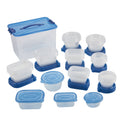 Sweet Treat Shaped 92pc Plastic Food Storage Container set, Ideal Use for Refrigeration Storage and Organization,... - Playful Star & Heart Shaped Geometric NeeDoh - Default Title