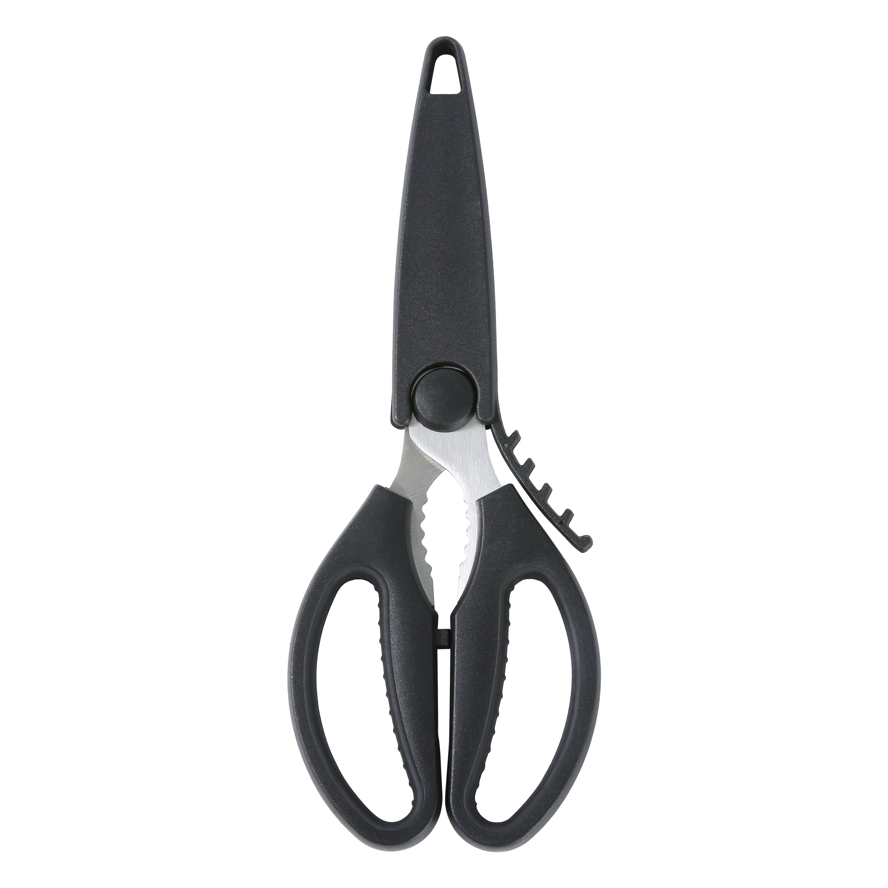 Time-Saving Stainless Steel Multi-Purpose Kitchen Shears with Grip 1 Each - Innovative Kitchen Helper for Modern Cooking - Default Title
