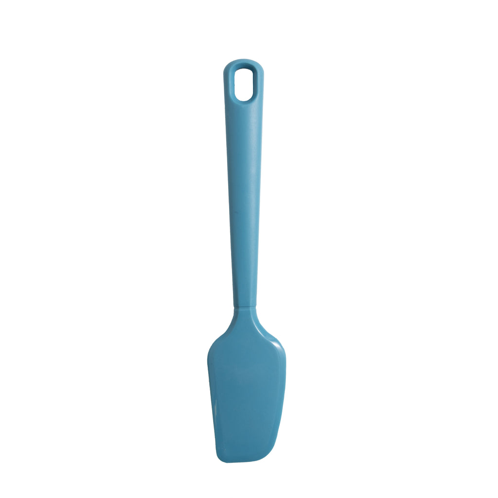 Durable Steel Silicone Food- Grade Blue 10.55" L Kitchen Spatula - High-Precision Culinary Tool for Baking & Cooking - Default Title