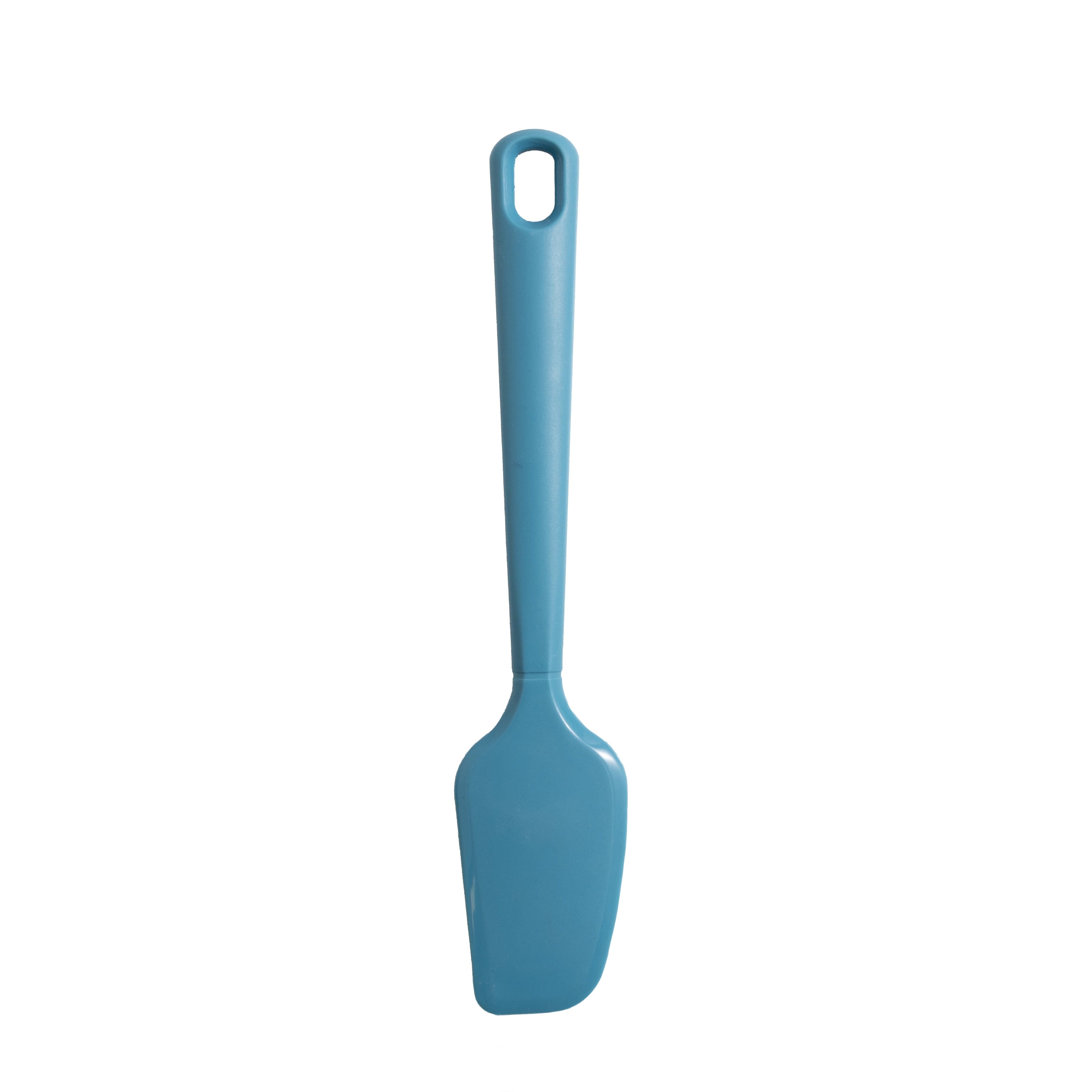Durable Steel Silicone Food- Grade Blue 10.55" L Kitchen Spatula - High-Precision Culinary Tool for Baking & Cooking - Default Title