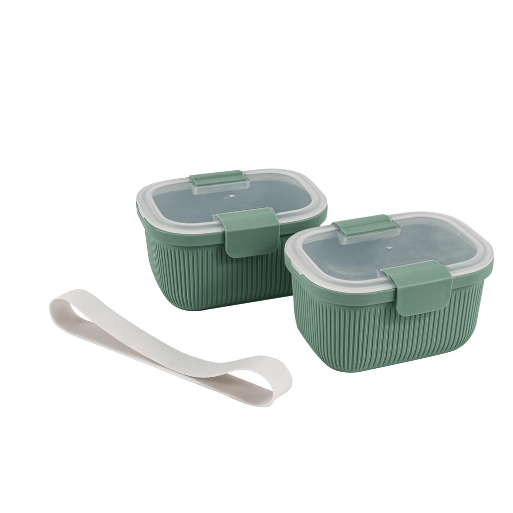 Sweet Treat Shaped Food Storage Snack Container, Plastic, Rectangle, Green, 19oz Capacity, Best Used for On-the-Go Snacks and Small Port... - Deliciously Soft Cupcake Sensory Glob - Default Title