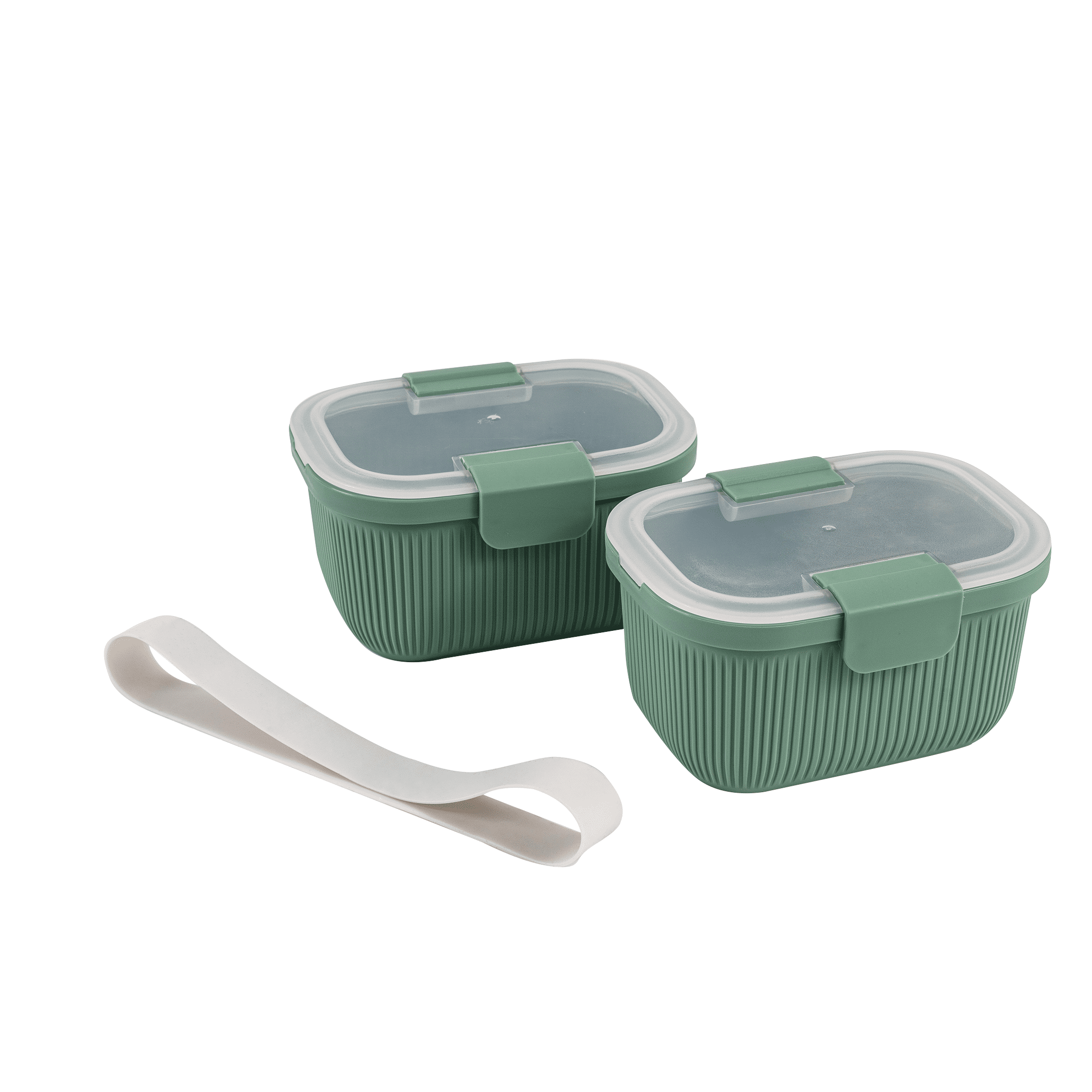 Sweet Treat Shaped Food Storage Snack Container, Plastic, Rectangle, Green, 19oz Capacity, Best Used for On-the-Go Snacks and Small Port... - Deliciously Soft Cupcake Sensory Glob - Default Title