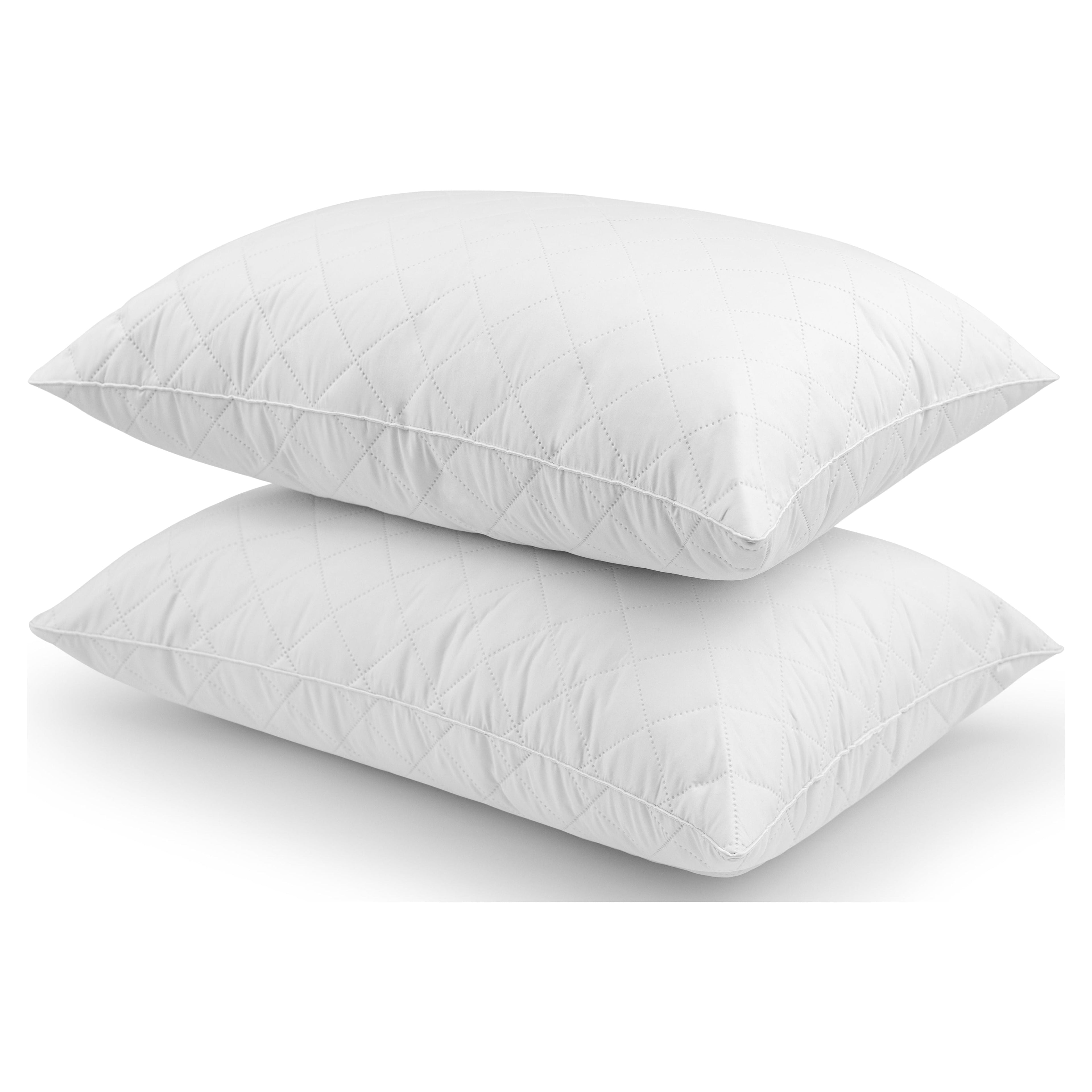 Hotel Collection Memory Foam Cluster Bed Pillow, Standard/Queen, 2 Pack - Hotel Quality Plush Sleeping Pillows - Default Title