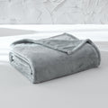 Decorative Knitted Super Soft Plush Blanket, Gray, Twin, Adult/Teen - Cozy Fleece Throw Blanket for Couch & Bed - Default Title