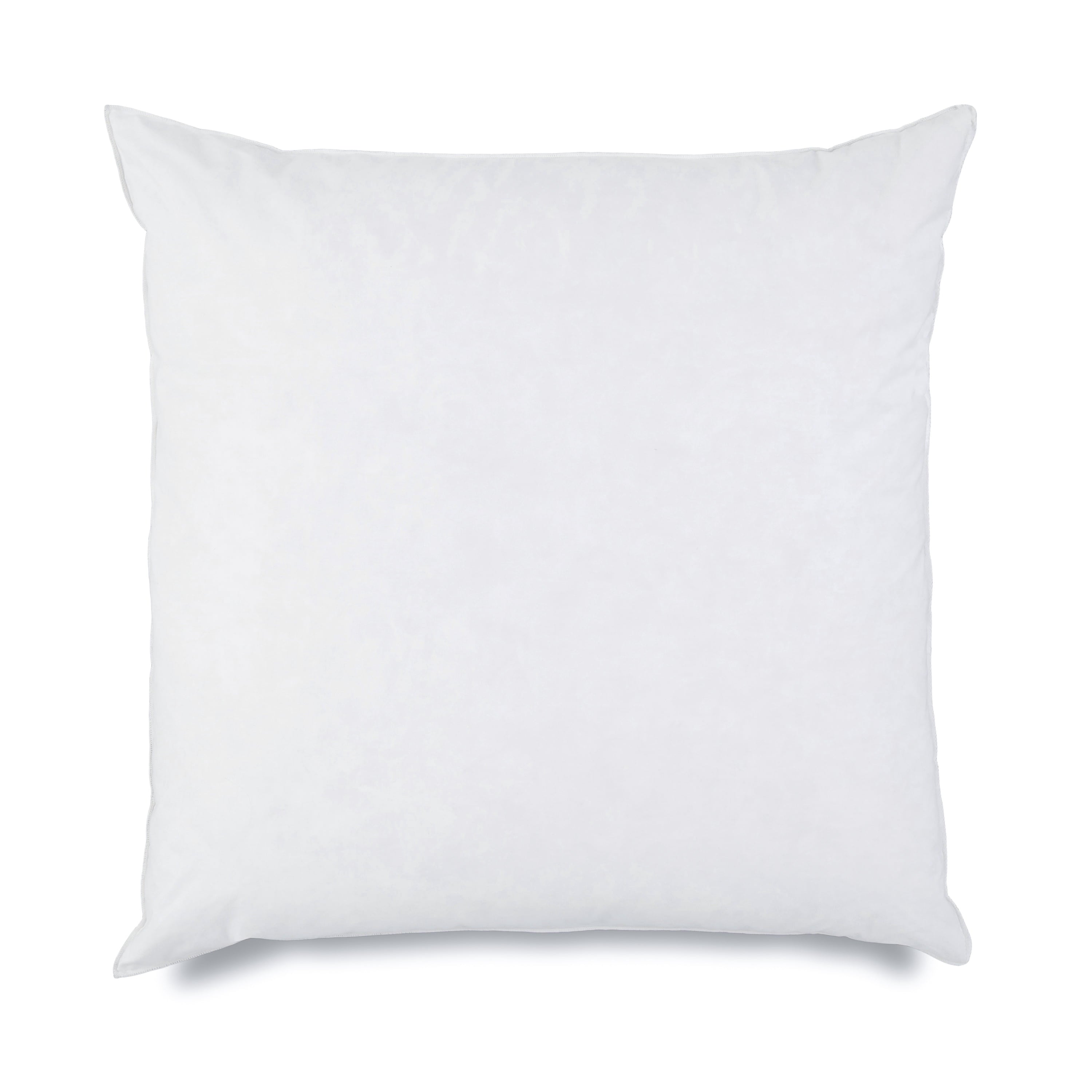 Fluffy Shredded Down Alternative White Euro Pillow Insert 26x26 – Soft & Durable - Ergonomic Memory Foam Pillow for Neck Pain Support - Default Title