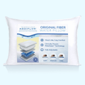 Fluffy Shredded Fiber Water Pillow: Adjustable Pillow for Neck Pain Relief, Pillow for Side, Back, and Stomach Sleepers, The Original... - Ergonomic Memory Foam Pillow for Neck Pain Support - Default Title