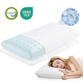 Ergonomic Memory Foam Gel Memory Foam Pillow for Bed, Adjustable Height Bed Pillow with 0.8" Removable Insert, Ergonomic Neck Support for S... - Ergonomic Memory Foam Pillow for Neck Pain Support - Default Title