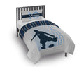 Luxurious Quilted Kids 2 Piece Grey Reversible Comforter and Pillowcase Set, Twin/Full - Luxurious Quilted Duvet Cover Set - Default Title