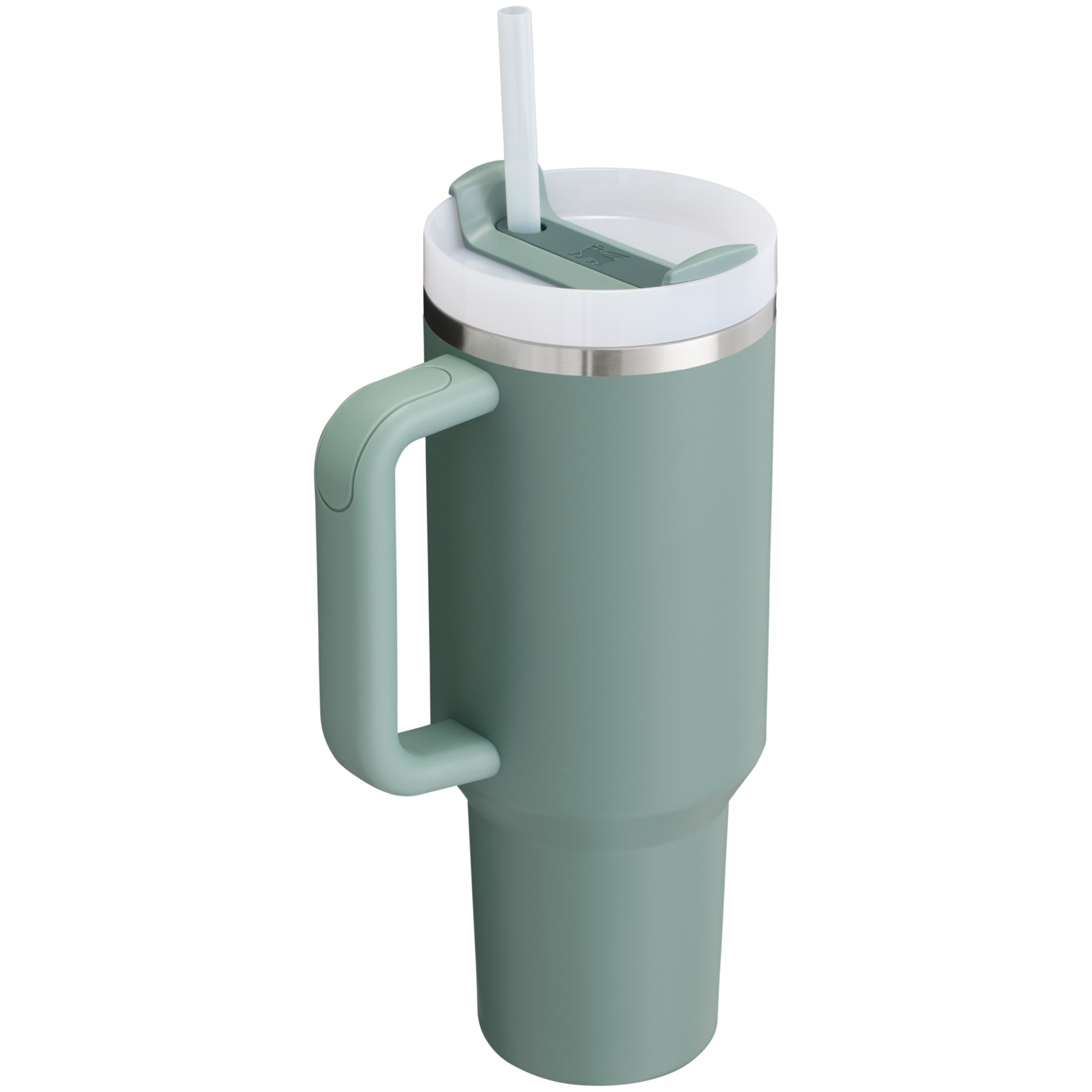 Splash-Resistant FlowState The Quencher H2.0 Flowstate Tumbler D050X - Double-Wall Vacuum Insulated Travel Tumbler with Straw Detail