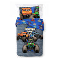 Luxurious Quilted Monster Jam Smash & Mash Kids Multicolor 2 Piece Reversible Comforter and Pillowcase Bedding Set, Twin/Full - Hypoallergenic Ultra-Fluffy Quilt for Winter - Default Title