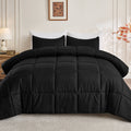 All-Season Queen Size Comforter Sets, 3 Piece Soft Quilted Bedding Sets, All-Season Down Alternative Comforter with 2 Pillow Sha... - Hypoallergenic Ultra-Fluffy Quilt for Winter - Default Title