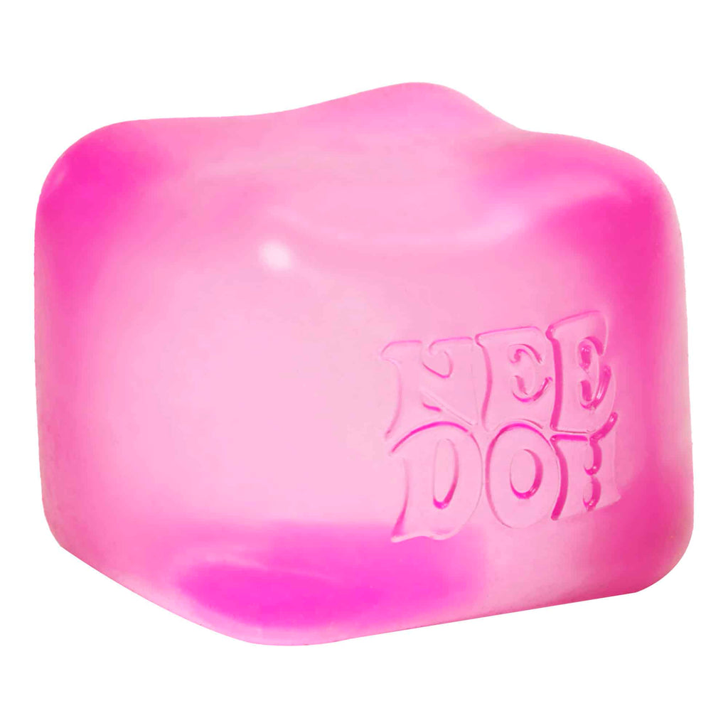 Squishable Nice Cube NeeDoh Nice Cube | Series Elm Bridge - Nice Cubes Clear Satisfying Crunch Stress Toy Detail