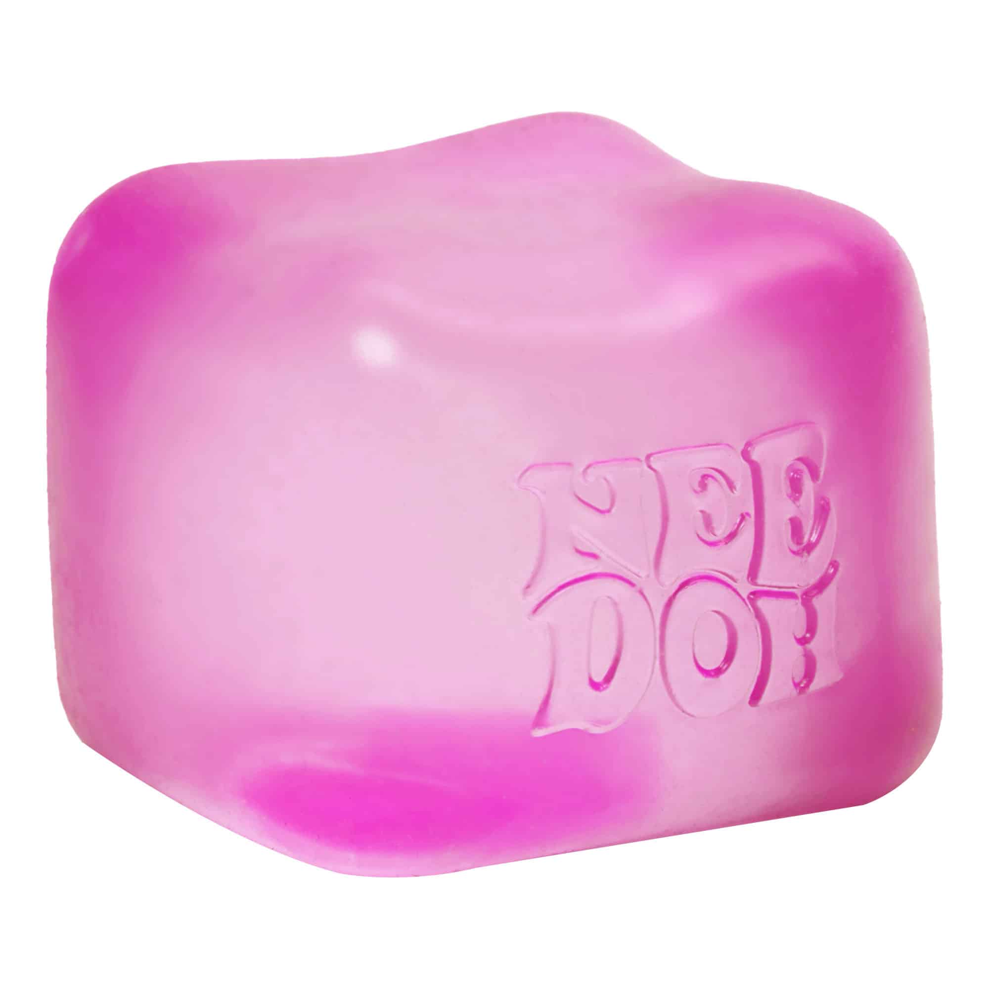 Squishable Nice Cube NeeDoh Nice Cube | Series Elm Bridge - Nice Cubes Clear Satisfying Crunch Stress Toy Detail