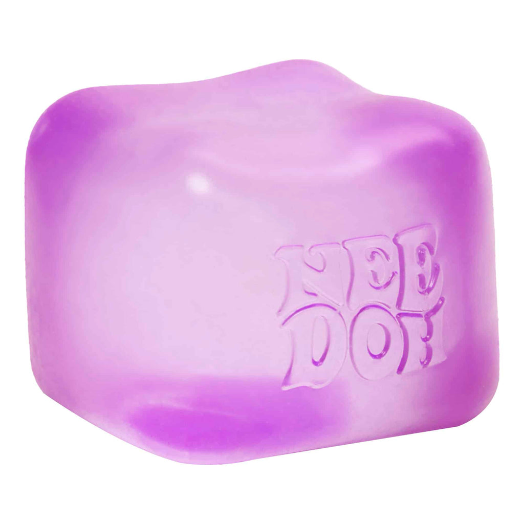 Squishable Nice Cube NeeDoh Nice Cube | Series Elm Bridge - Nice Cubes Clear Satisfying Crunch Stress Toy Detail