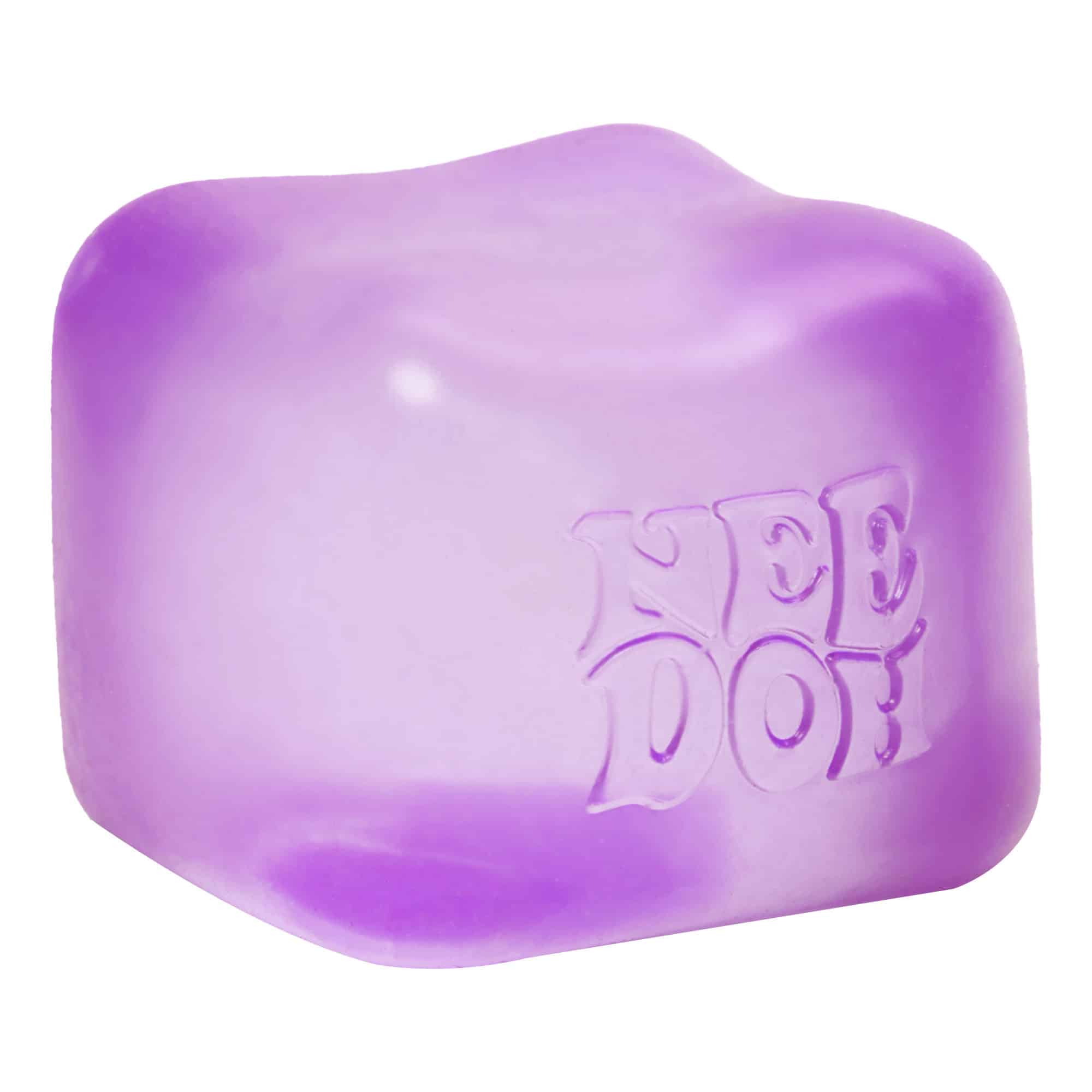 Squishable Nice Cube NeeDoh Nice Cube | Series Elm Bridge - Nice Cubes Clear Satisfying Crunch Stress Toy Detail