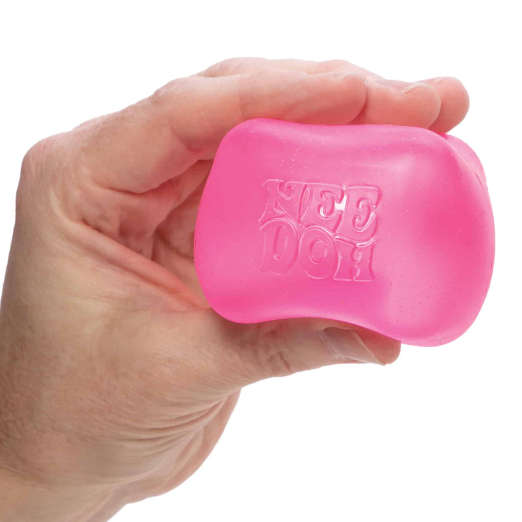 Squishable Nice Cube NeeDoh Nice Cube | Series Elm Bridge - Nice Cubes Clear Satisfying Crunch Stress Toy Detail