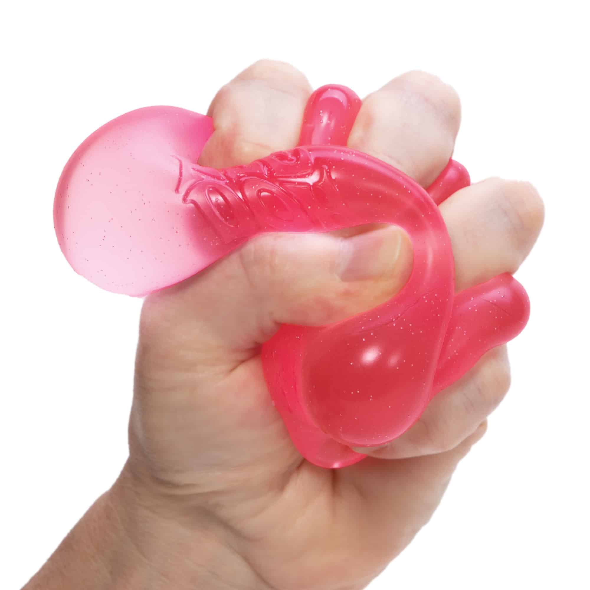 Squishable Nice Cube NeeDoh Nice Cube | Series Elm Bridge - Nice Cubes Clear Satisfying Crunch Stress Toy Detail
