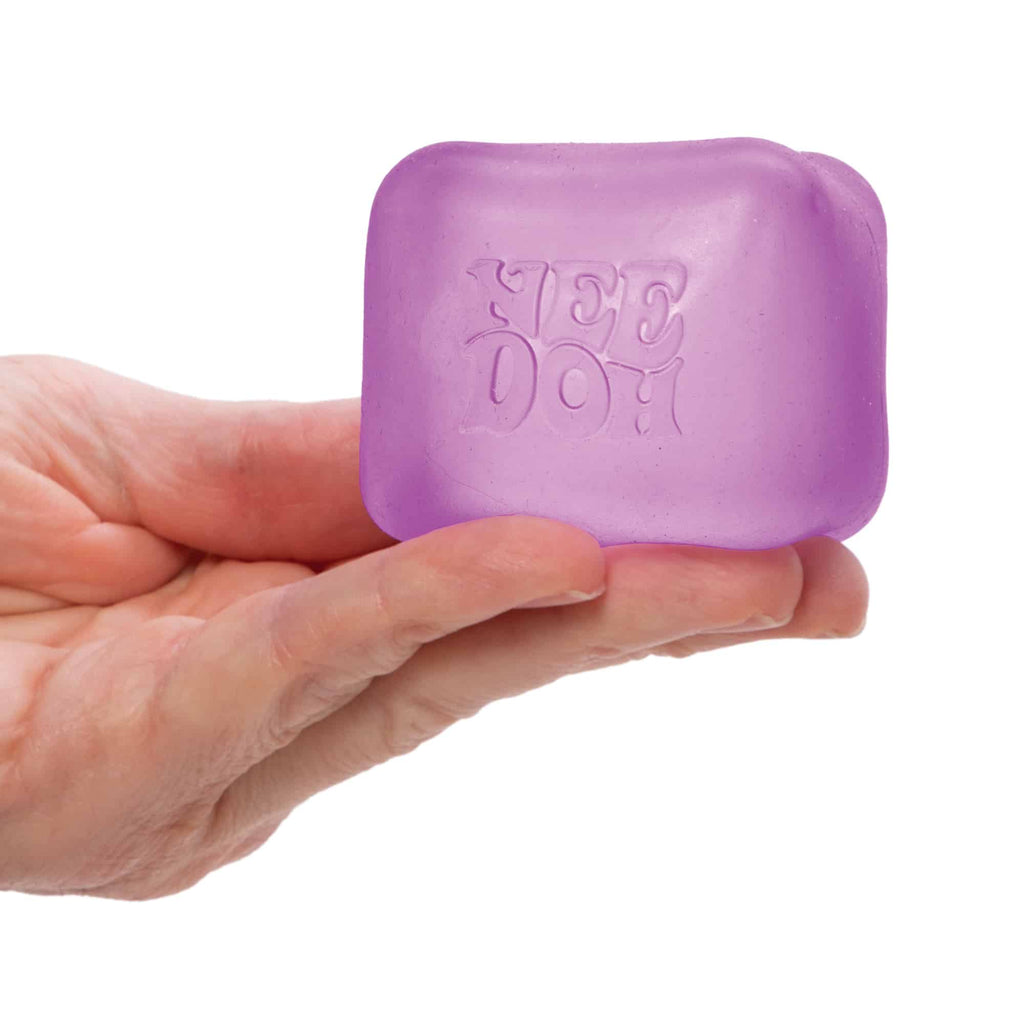 Squishable Nice Cube NeeDoh Nice Cube | Series Elm Bridge - Nice Cubes Clear Satisfying Crunch Stress Toy Detail