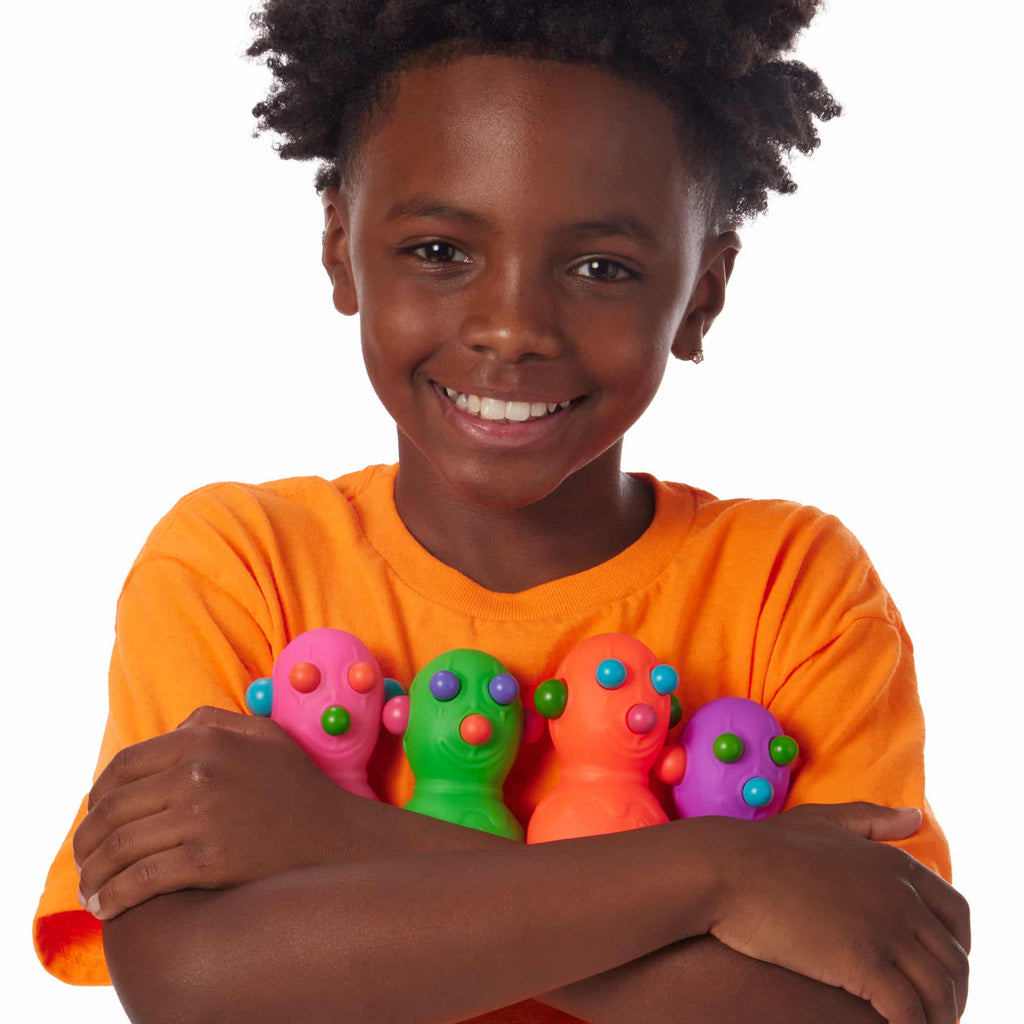 Cute Collectible NeeDoh Panic Pete | Signature Seaside Bay - Collectible Shaggy Monster Squishable Toy Detail