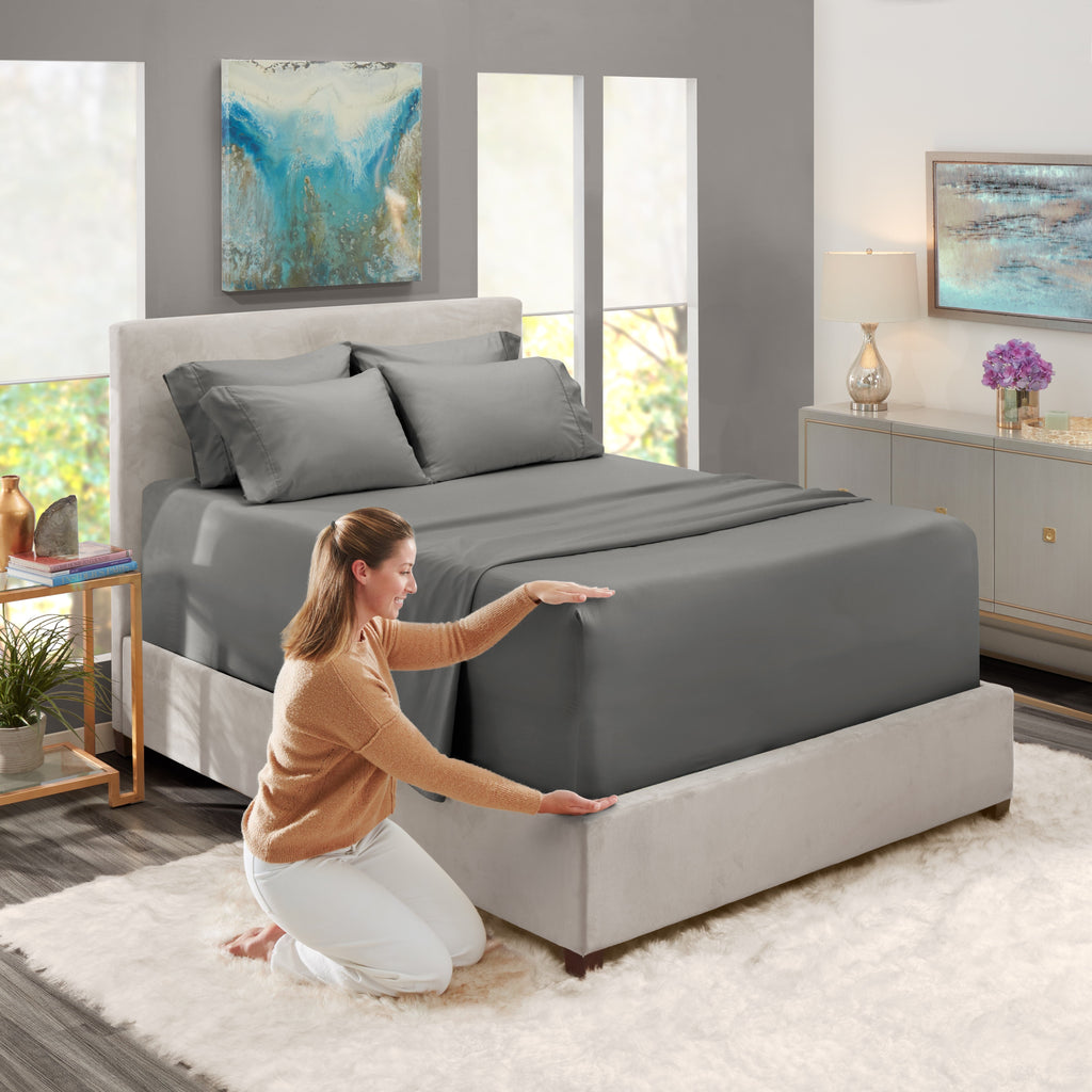 Ultra-Soft Queen Sheets Set, 1800 Series Extra Deep Pocket Sheets Queen Soft Microfiber Bed Sheets, 4 Piece Queen Sheet sets - Cooling Hotel Quality Bedding Sheets and Pillowcases - Default Title