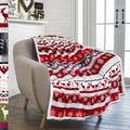 Super Soft Flannel Premium Plush Sherpa Throw Christmas Blanket | Soft, Warm, Cozy, Reversible Microfiber Winter Cabin Throw | Plaid Hol... - Super Soft Reversible Sherpa Flannel Blanket - Default Title