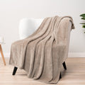 Lightweight Warm Soft Fleece Taupe Tan Throw Blanket for Couch, Lightweight Plush Warm Blankets for Bed, Fuzzy Cozy Flannel Blanket Th... - Lightweight Plush Warm Blanket for All Seasons - Default Title