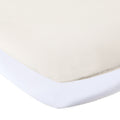 Breathable Luxury 180 Thread Count White and Birch Cotton Fitted Bassinet Sheets, 2 Pack - Luxury Bed Sheet Set with Deep Pockets - Default Title