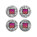 Spiky Ribbed NeeDoh Press-Doh | Select Oak Terrace - Fuzzy Flocked Textured Sensory Fidget Ball - Default Title