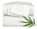 Cooling Sateen Sheets King Size Bed Sheet 4 Piece Set, Genuine 100% Organic Bamboo Viscose, Luxuriously Soft & Cooling, Double Stitc... - Premium Ultra-Soft Pillowcase Pair for Sleeping - Default Title