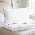Fluffy Shredded Pillows Queen Size Set of 2, Bed Pillows for Side, Back and Stomach Sleepers, Super Soft Down Alternative Filling, Lu... - Orthopedic Shredded Foam Bed Pillow Set - Default Title