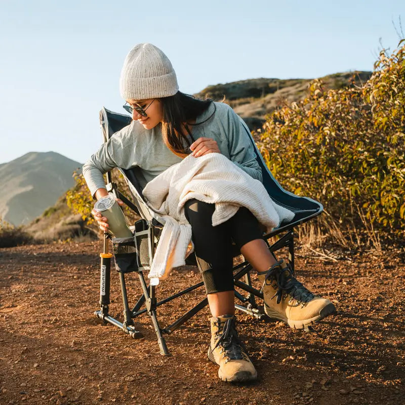 Heavy-Duty Freestyle Pod Rocker - Choice 933 - RoadTrip Rocker Smooth Motion Camp Chair Detail