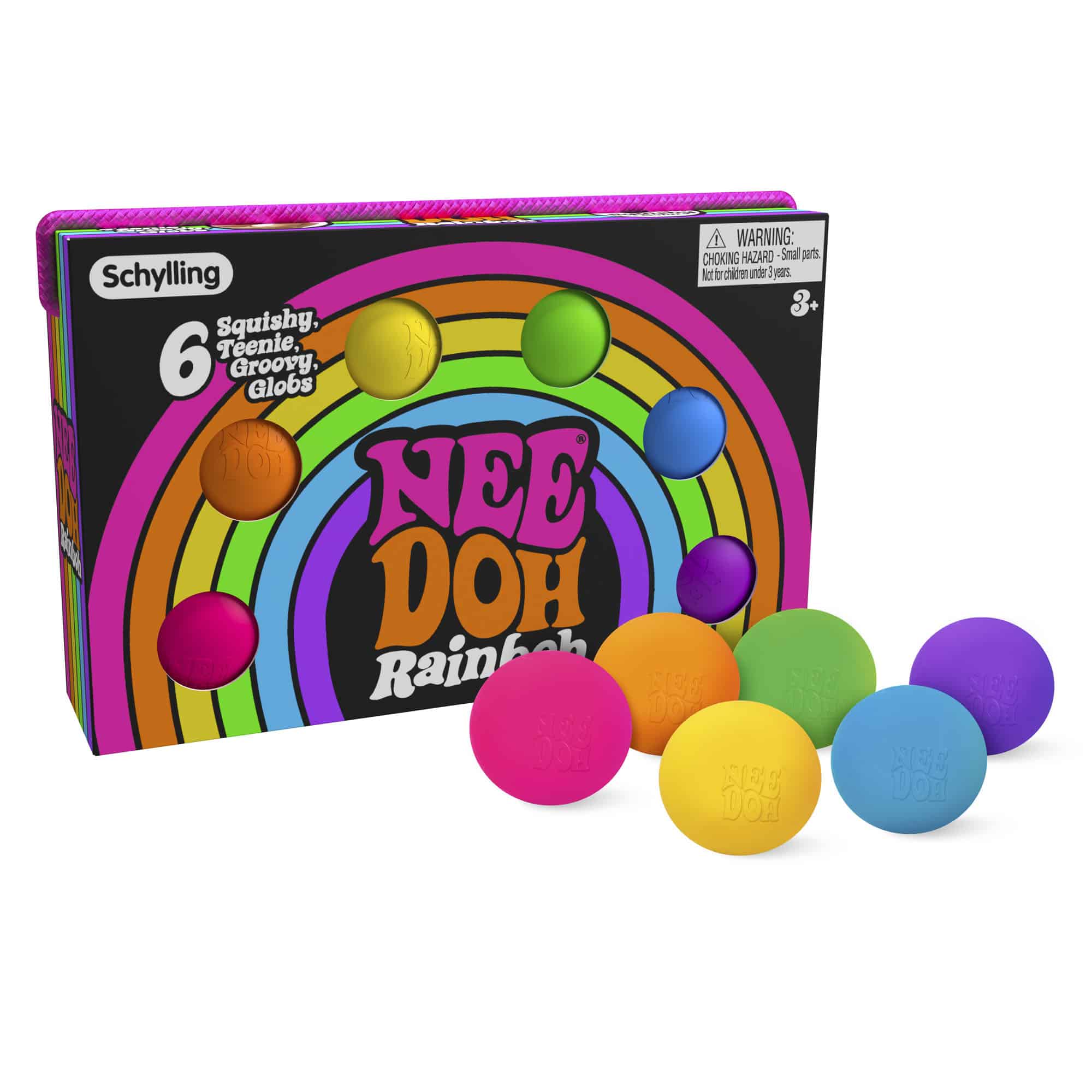 Satisfyingly Squishable NeeDoh Rainboh | Reserve Autumn Pond - Giant XL Satisfyingly Squishable Stress Toy Detail
