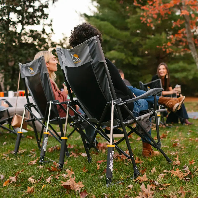Patented Spring-Action RoadTrip Rocker - Choice 855 - Patented Spring-Action Rocking Chair for Camping Detail