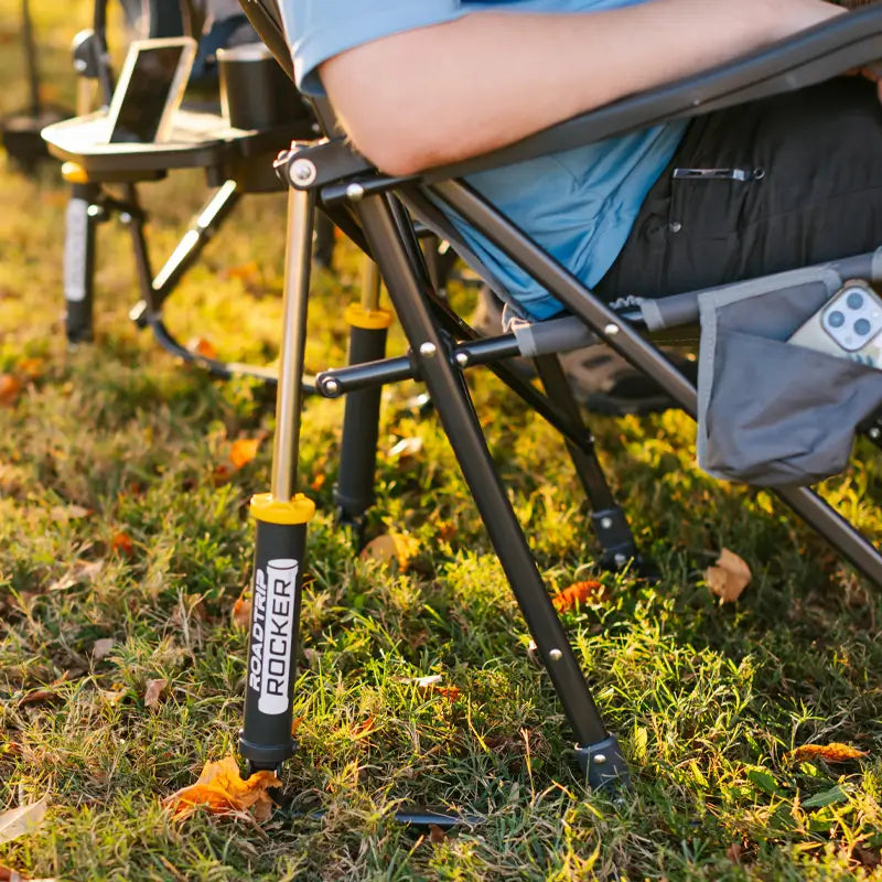 Patented Spring-Action RoadTrip Rocker - Choice 855 - Patented Spring-Action Rocking Chair for Camping Detail