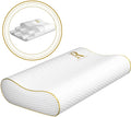 Ergonomic Memory Foam Queen Memory Foam Pillow + Extra Pillowcase, Bed Pillow for Neck & Shoulders for Adult - Orthopedic Shredded Foam Bed Pillow Set - Default Title