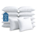 Decorative Plump Ryotei Economy Bulk Hotel Pillows 20"x26" Standard (Pack of 12) | Premium Cluster Fiber Fill | Soft Down Alternative ... - Ergonomic Memory Foam Pillow for Neck Pain Support - Default Title