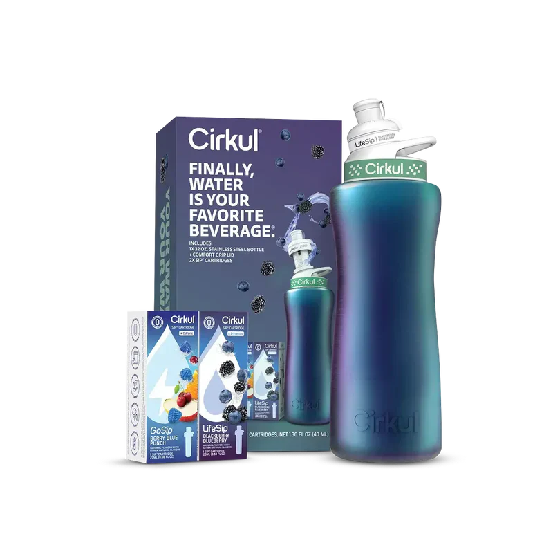 Fun Food Fidget 32oz. Chameleon Stainless Steel Bottle Starter Kit 95KR - Fun Food Fidget Cookie Squishable Toy - Default Title