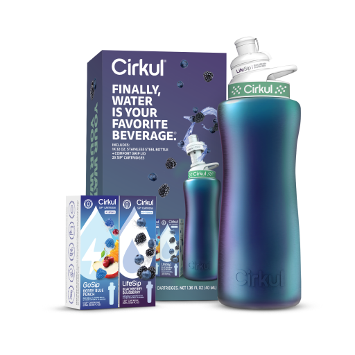 Fun Food Fidget 32oz. Chameleon Stainless Steel Bottle Starter Kit 95KR - Fun Food Fidget Cookie Squishable Toy Detail